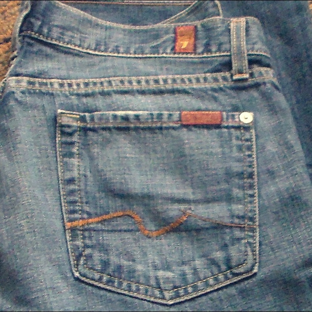 JEANS 7 FOR ALL MANKIND light denim 29 boot cut